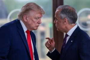 US President Trump and Canadian Prime Minister Carney